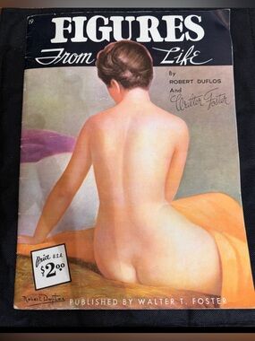 Vintage How To Draw Book FIGURES FROM LIFE by Walter T Foster